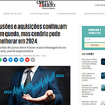 Fuses e aquisies continuam em queda, mas cenrio pode melhorar em 2024